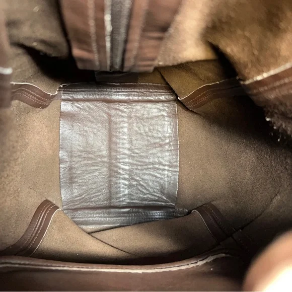 Coach 4160 Vintage Brown Sling Bag. - Picture 6 of 10